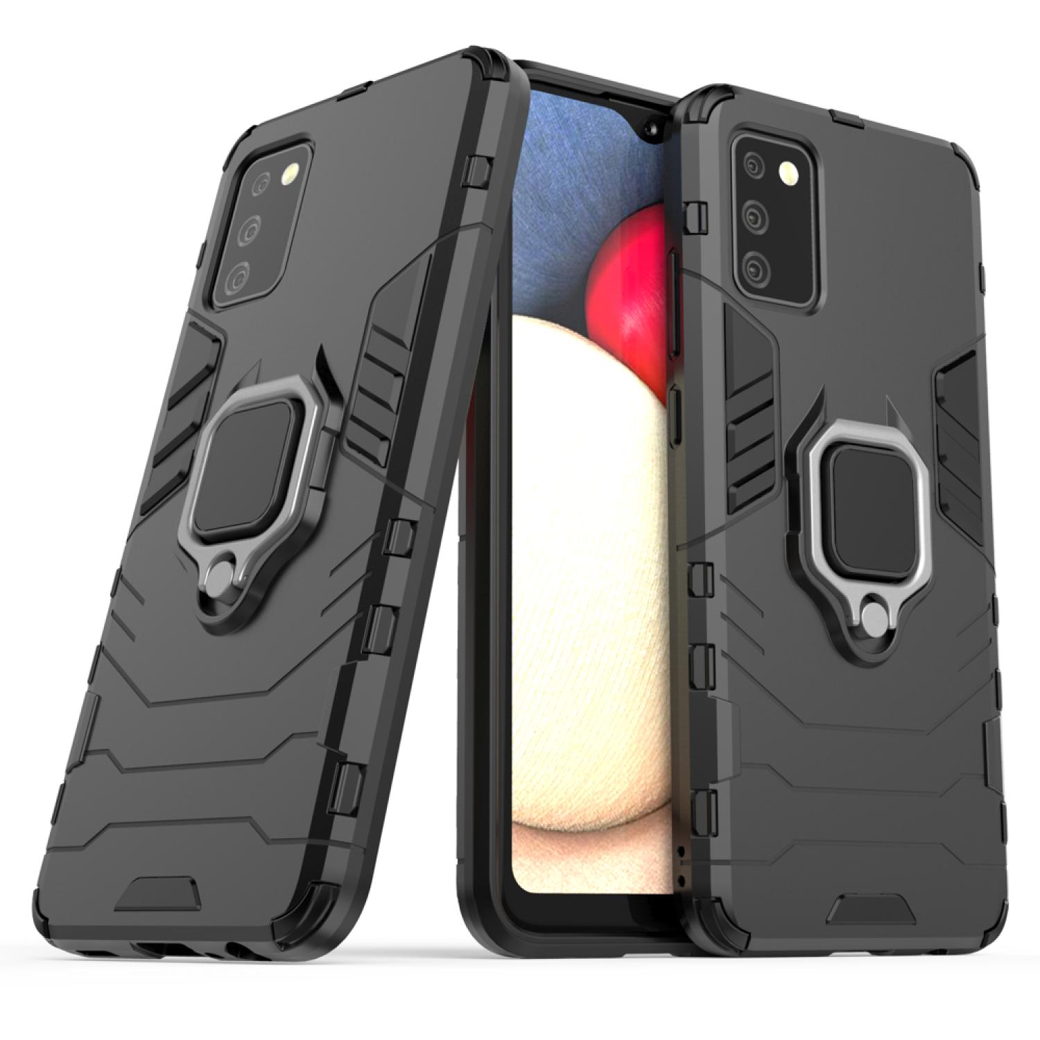Custodia Ring Armor resistente per Samsung Galaxy A02s - Juoda
