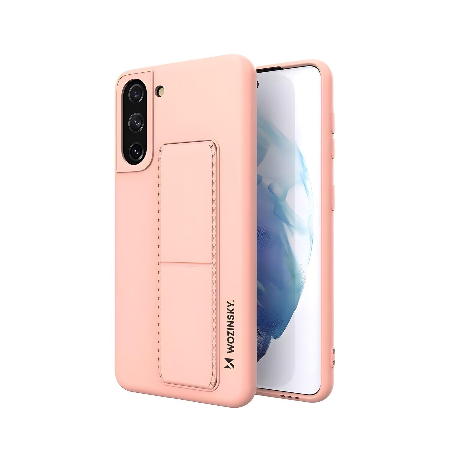 Custodia Wozinsky Kickstand per Samsung Galaxy S21 5G - Rožinė
