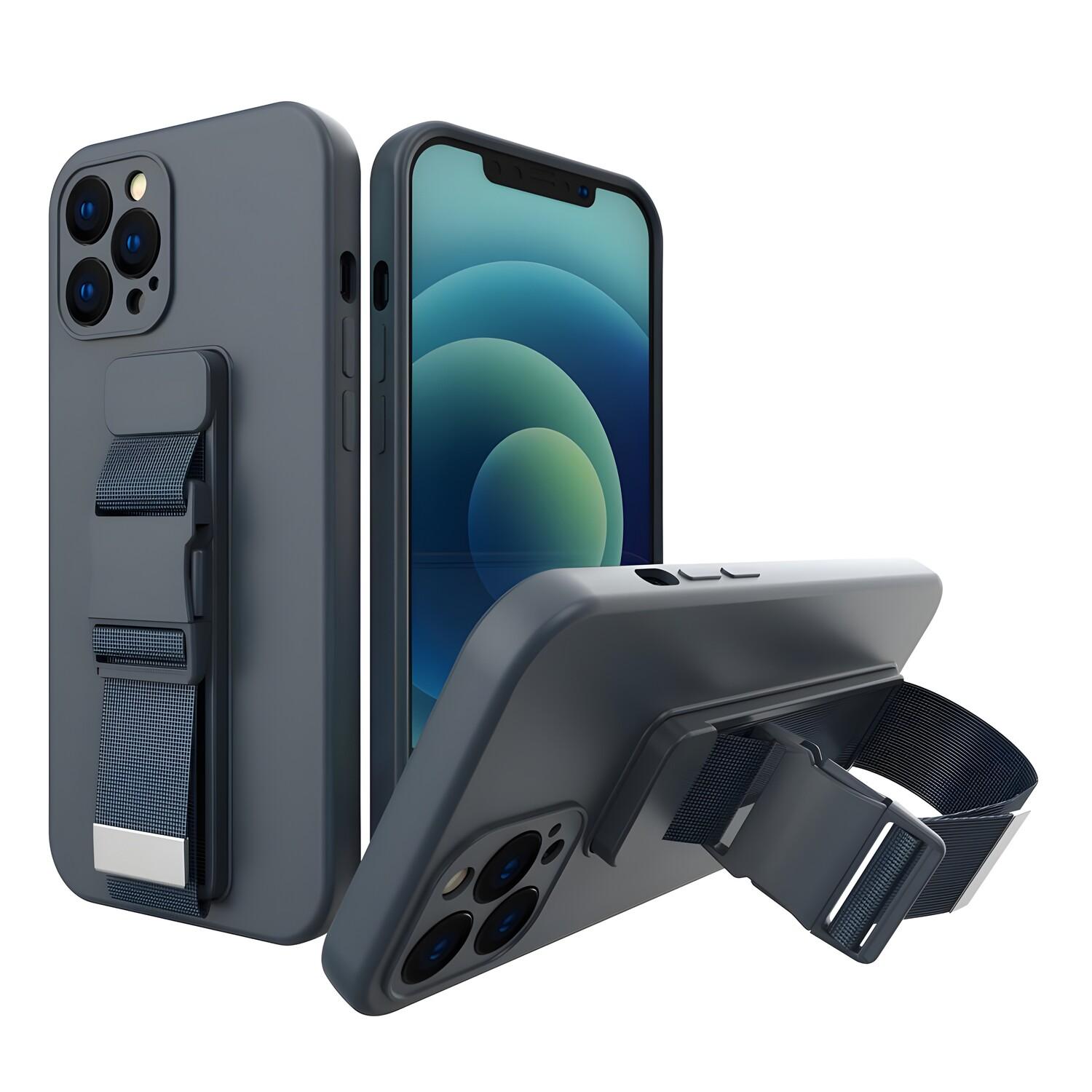 Custodia Rope Case per Samsung Galaxy A52 5G/Galaxy A52 4G/Galaxy A52s 5G - Tamsiai mėlyna
