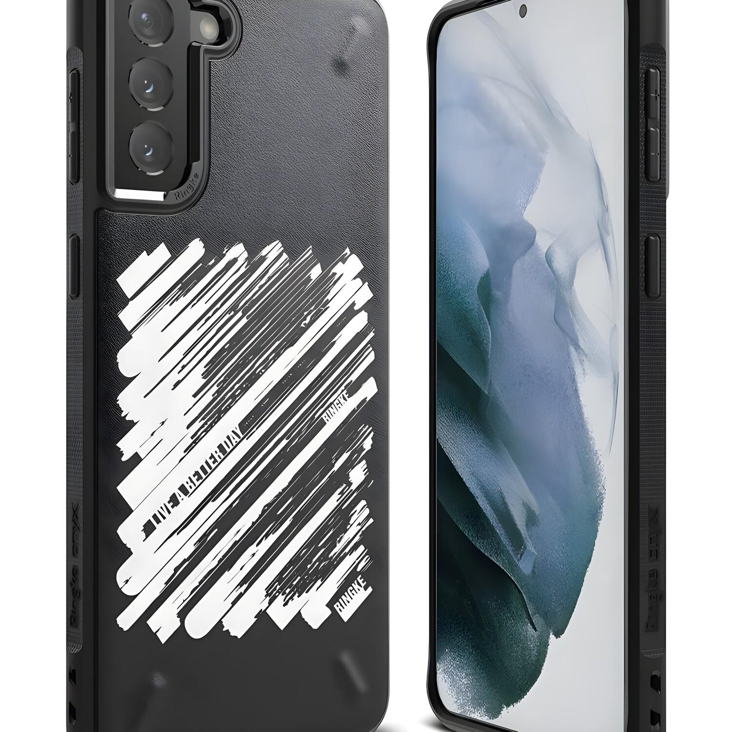 Ringke Onyx Custodia Paint per Samsung Galaxy S21 Plus 5G - Juoda