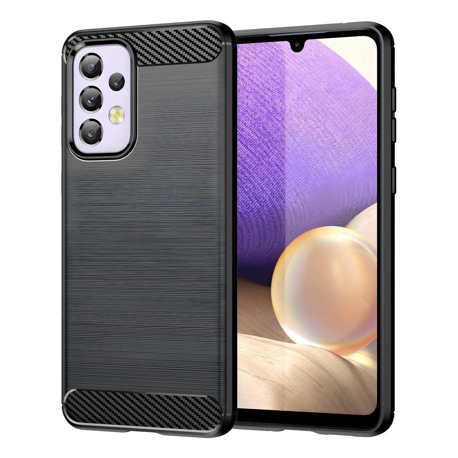 Custodia Carbon Shield TPU per Samsung Galaxy A33 5G - Juoda