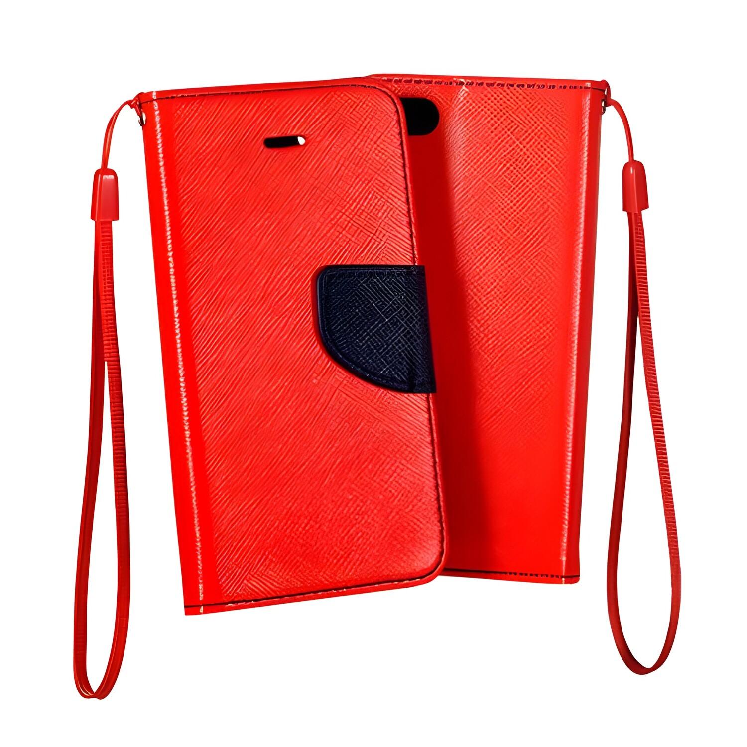 Custodia Magnetica Fancy per Samsung Galaxy S9 - Raudona