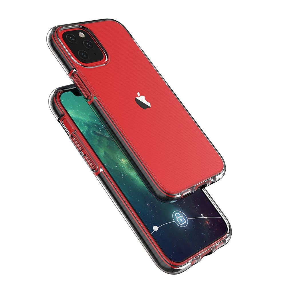 Custodia Spring clear TPU per Apple iPhone 12 Mini - Verde chiaro