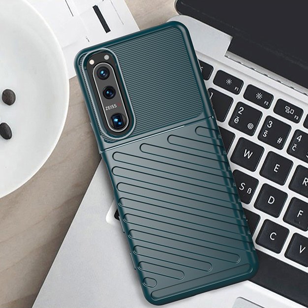 Custodia resistente Thunder per Sony Xperia 5 III - Nero