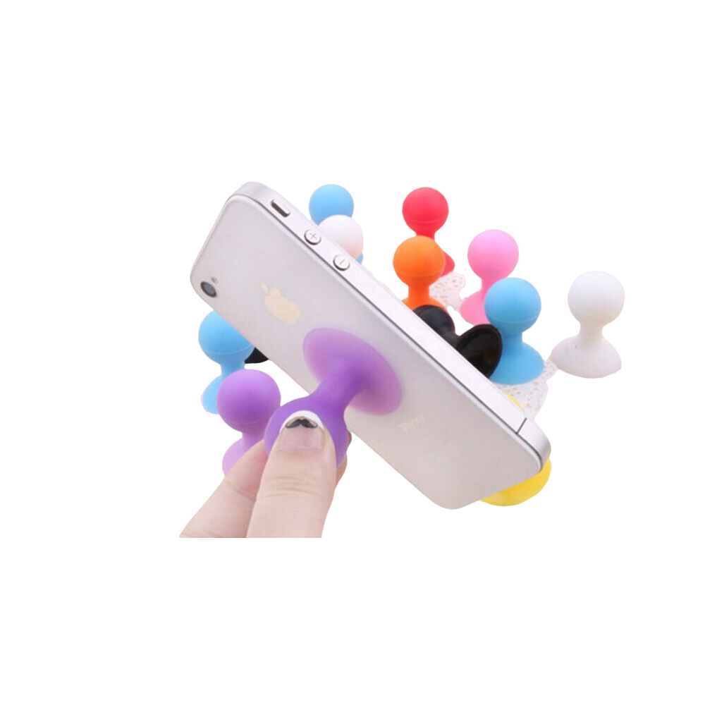 Supporto per telefono mobile con testa rotonda - Viola