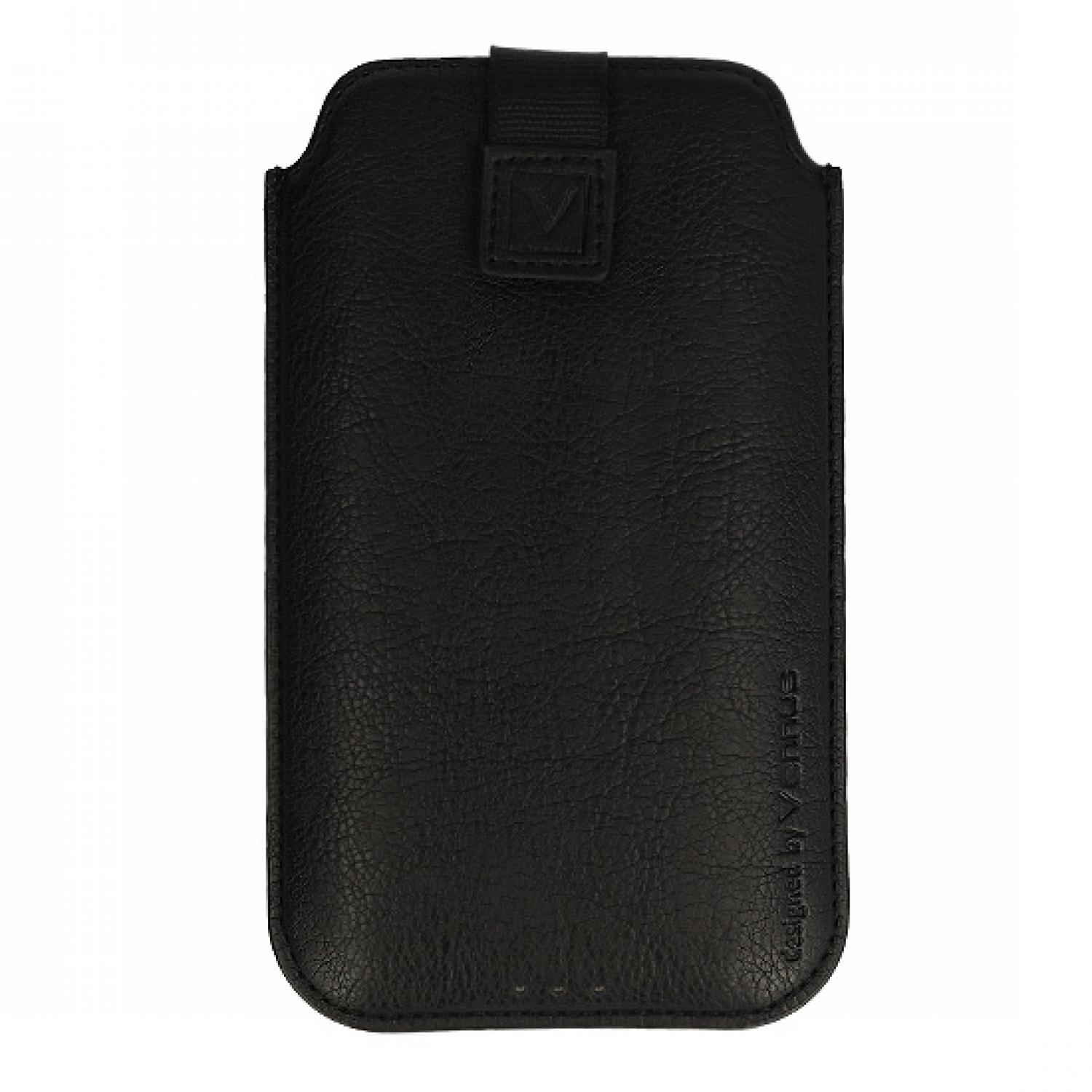 Custodia Vennus Deko (dimensione 17) per iPhone 11 Pro Max / XS Max / Huawei P30 Lite / Samsung A22 / A32 / A51 / A52 / S20 FE / S10 Plus - nera
