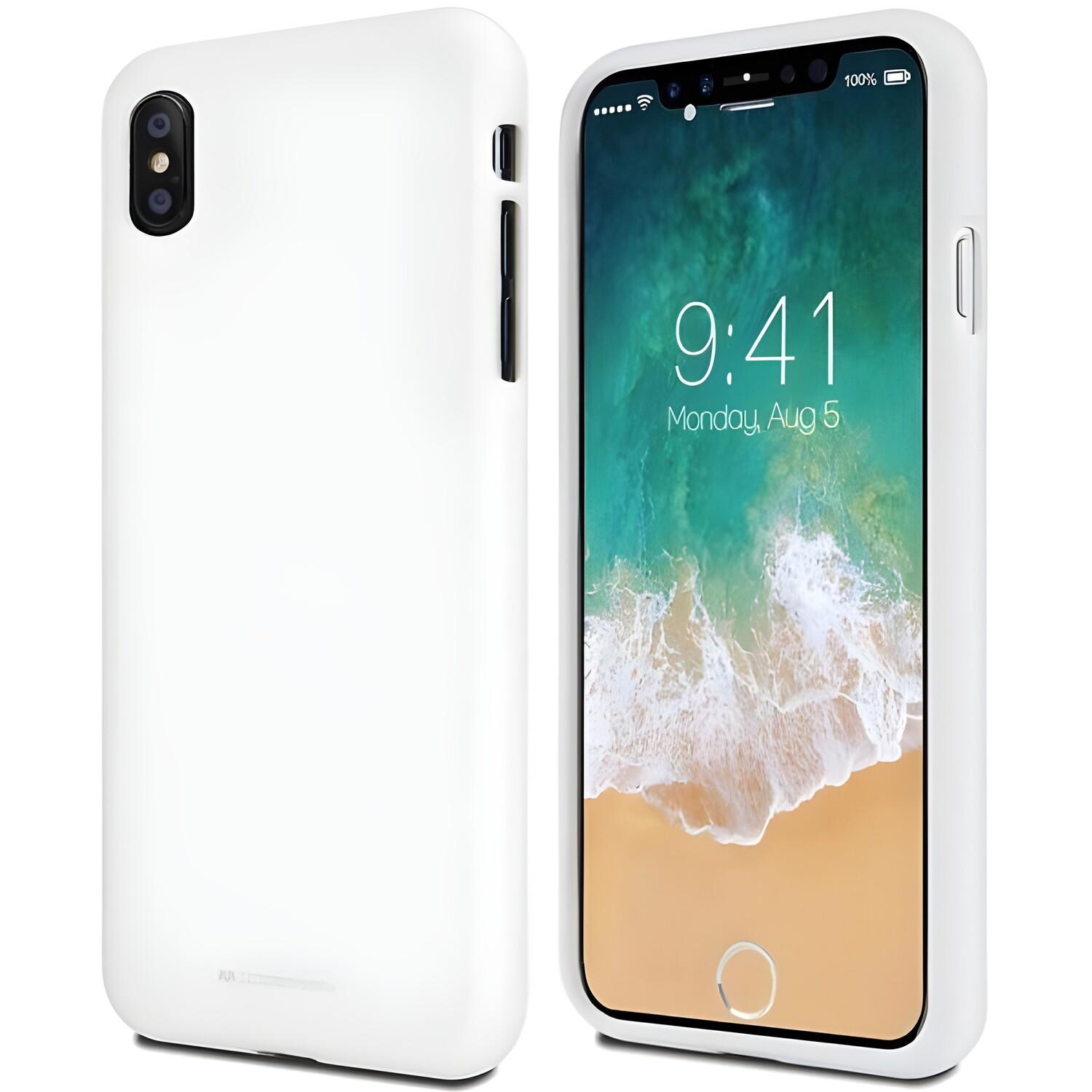 Cover Mercury Soft Feeling per Samsung Galaxy A8 2018 - Balta