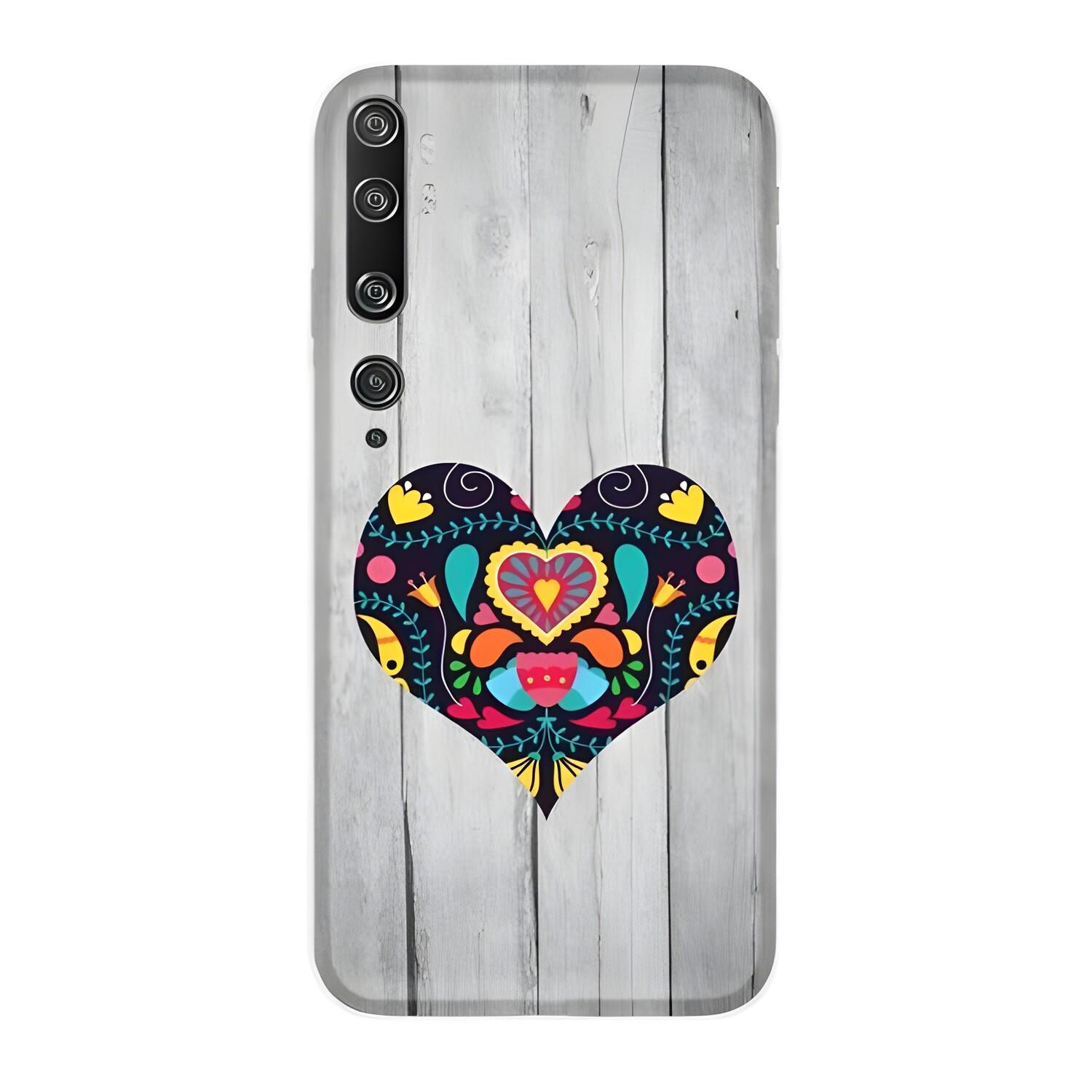 Custodia in silicone stampata per Xiaomi Mi Note 10/Mi Note 10 Pro - Daugiaspalvė