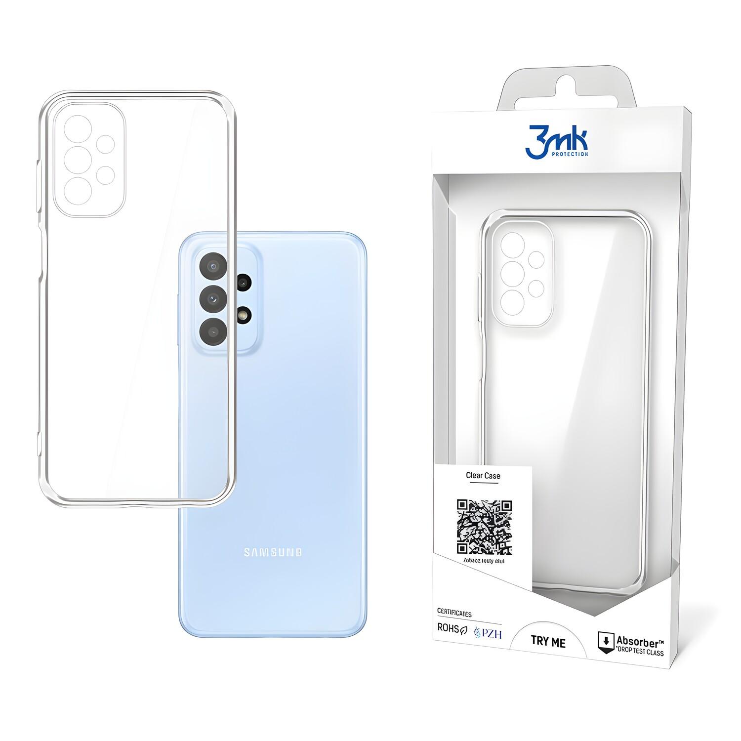 3mk Clear Case custodia per Samsung Galaxy A23 - Permatoma