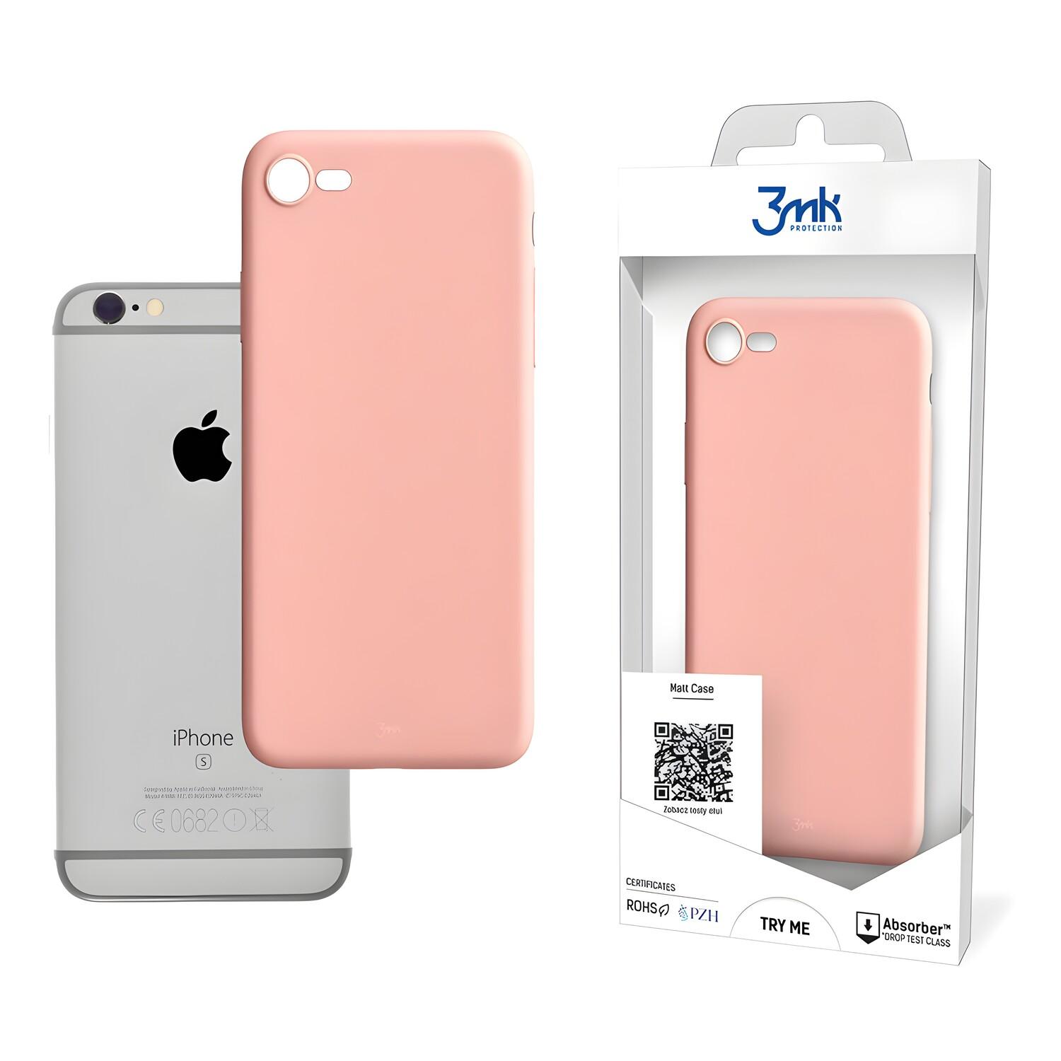 3mk Matt case custodia per Apple iPhone 6/iPhone 6s - Rožinė