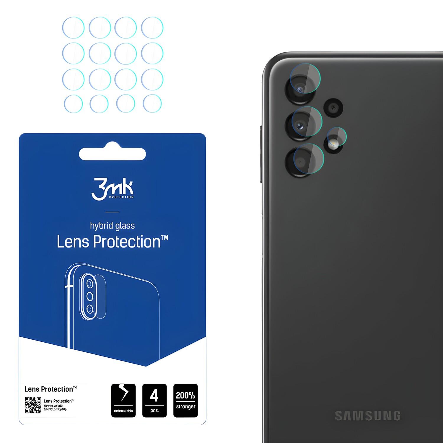 4x Vetro per la fotocamera 3mk per Samsung Galaxy A13 5G - Permatoma