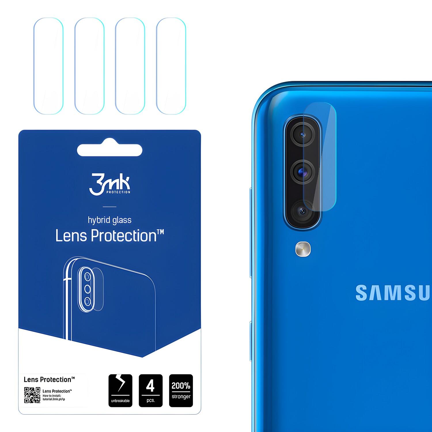 4x Vetro per la fotocamera 3mk per Samsung Galaxy A50 - Permatoma