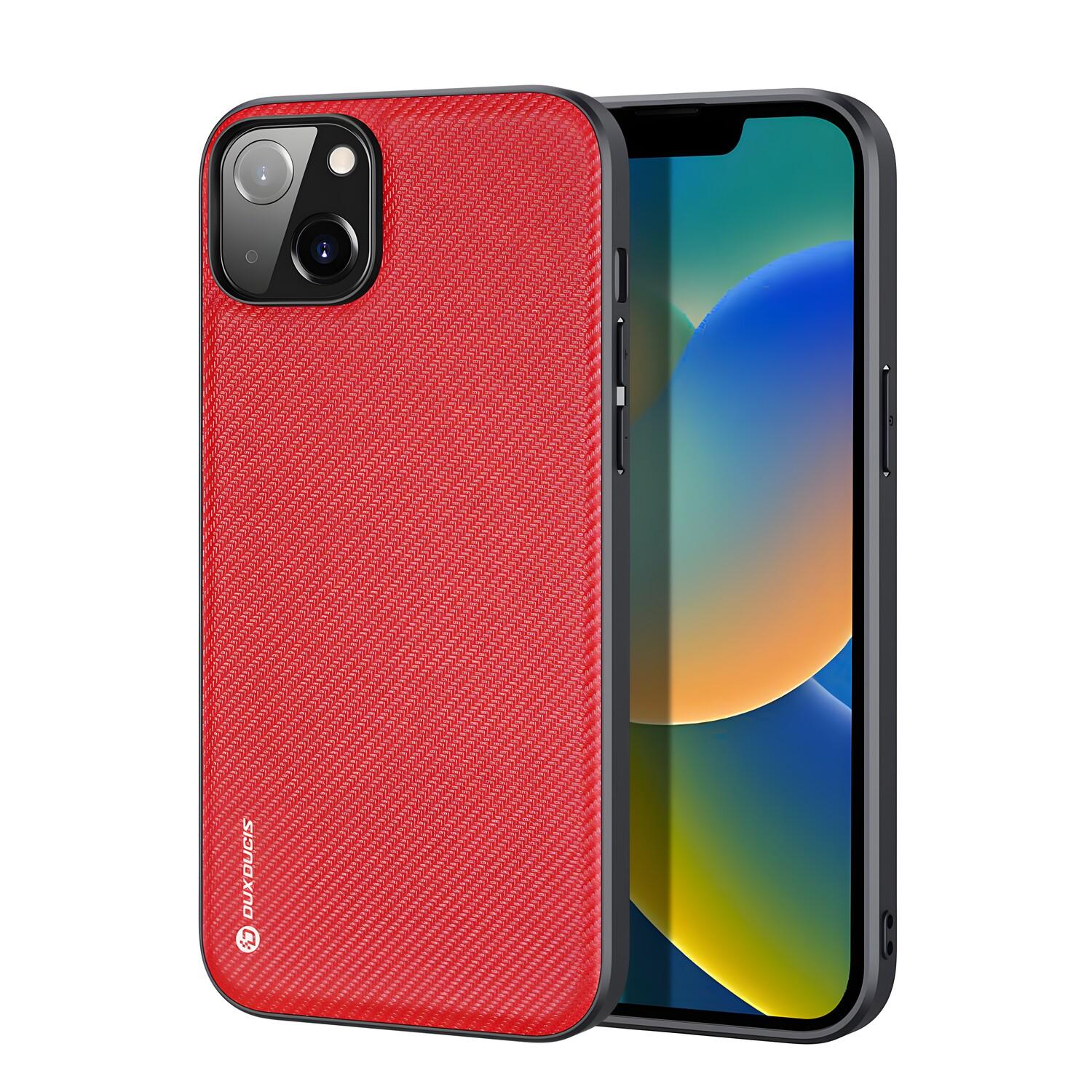 Custodia DUX DUCIS FINO series per Apple iPhone 14 Plus - Raudona