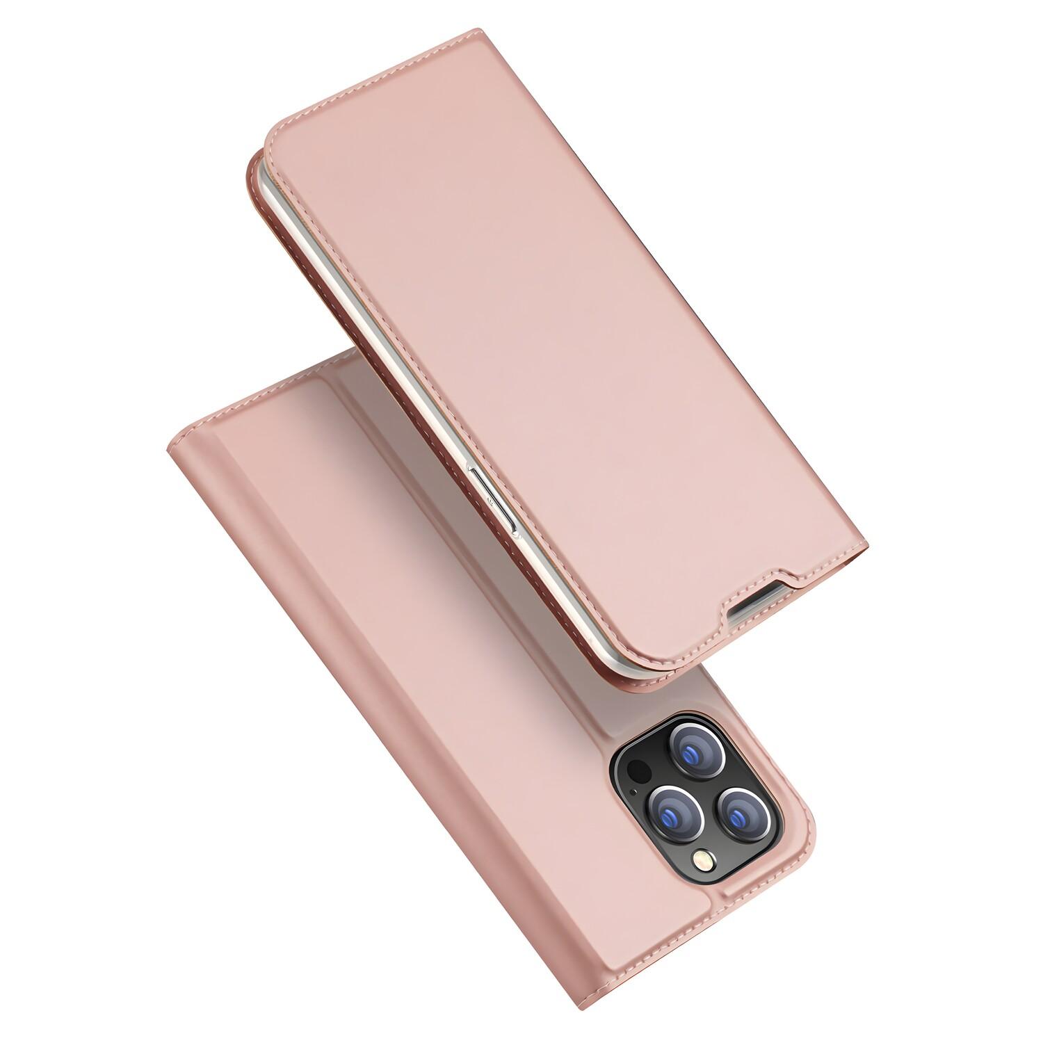 Custodia a libro DUX DUCIS Skin Pro per Apple iPhone 14 Pro Max - Rožinė