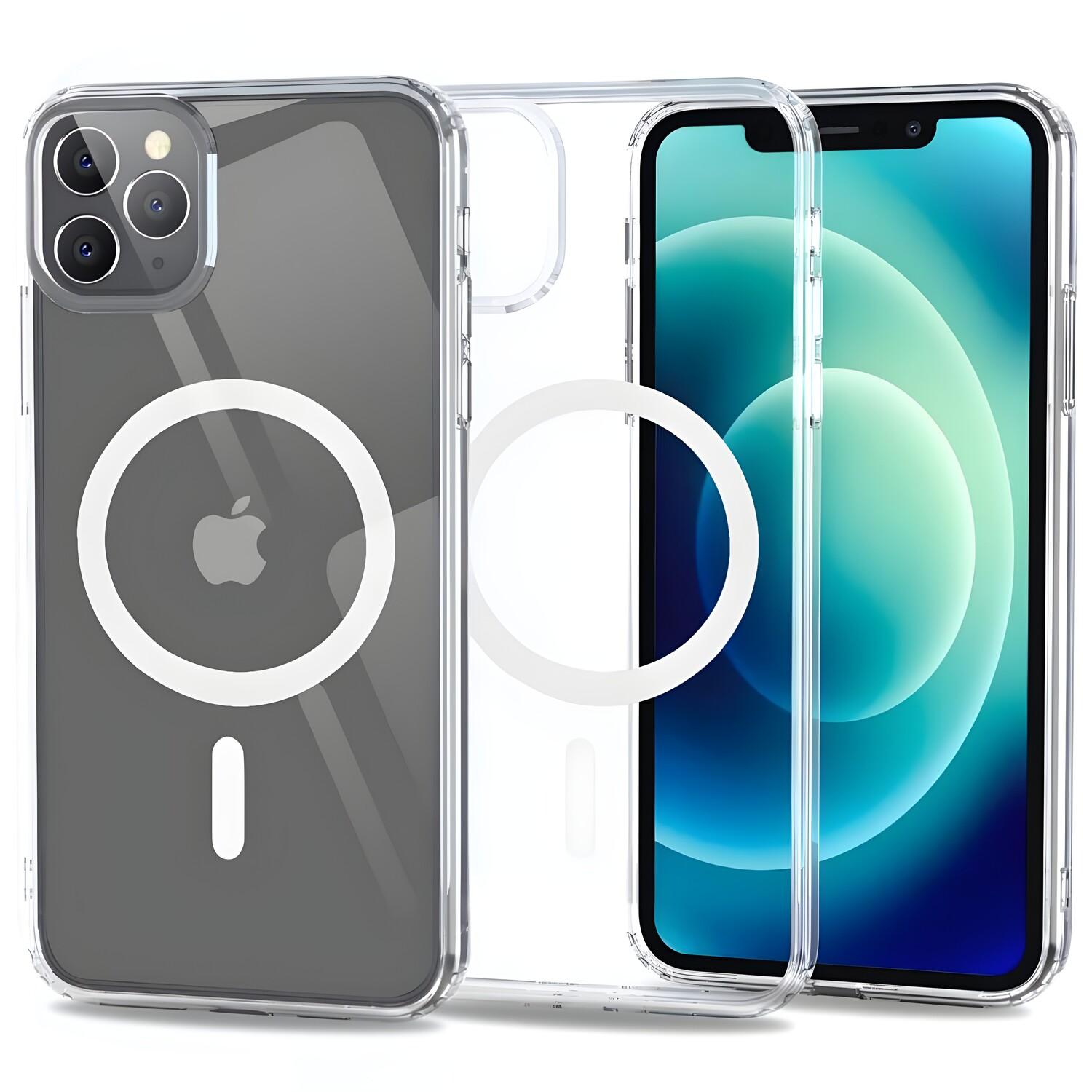Izmael Magsafe custodia per Apple iPhone 11 Pro Max - Permatoma