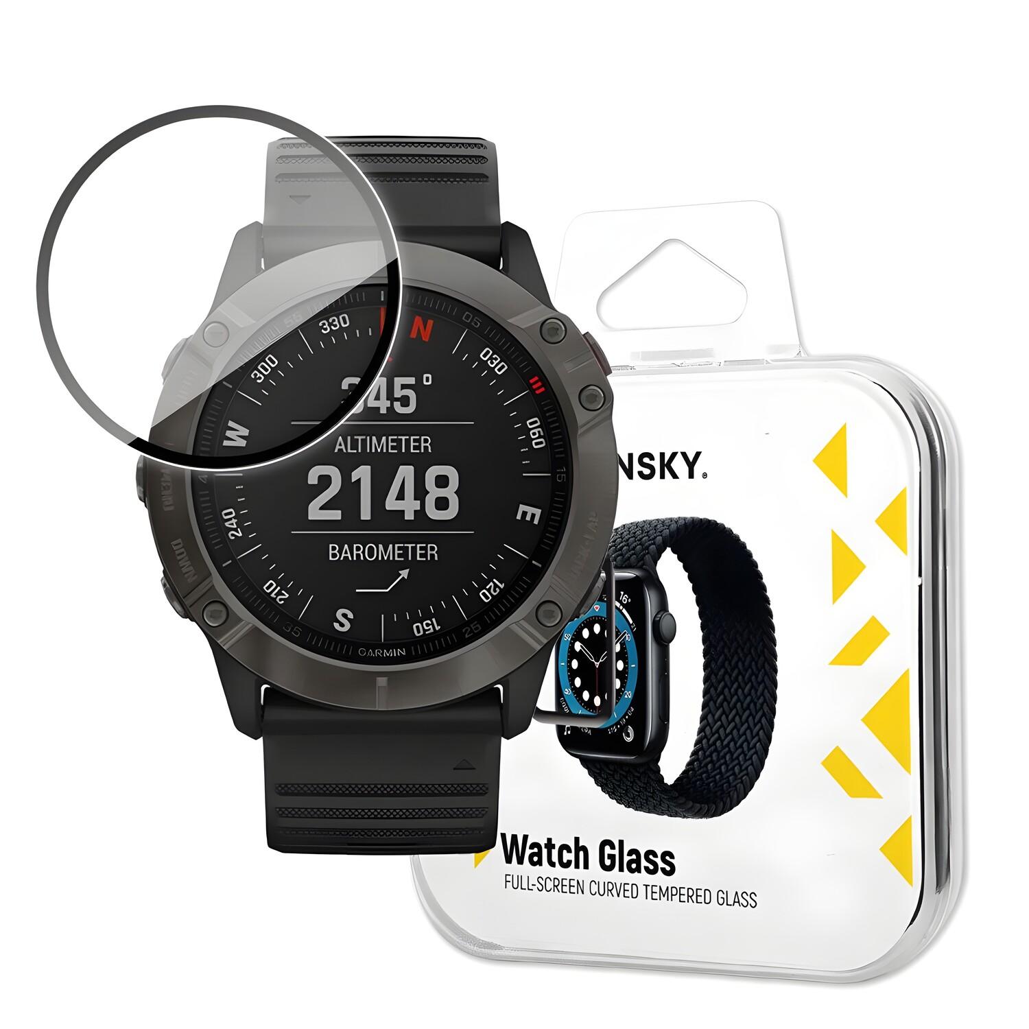 Vetro Protettivo Wozinsky per Orologi per Garmin Fenix 6 Pro - Juoda