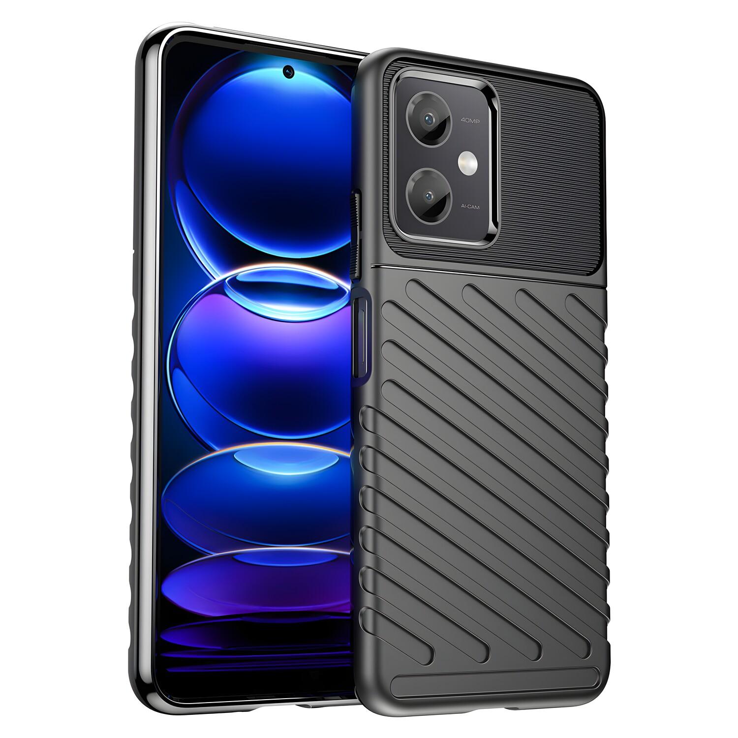 Custodia resistente Thunder per Xiaomi Poco X5 5G/Redmi Note 12 5G - Juoda