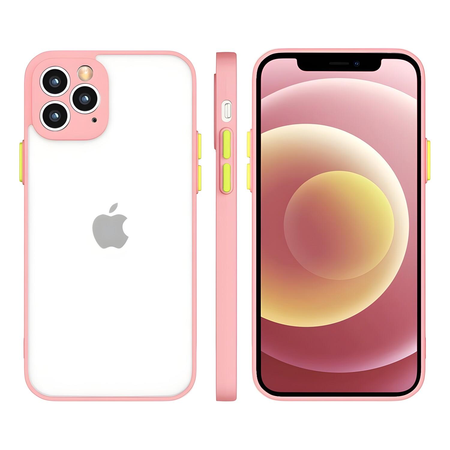 Cover Flessibile in Silicone Milky Case per Samsung Galaxy S21 Plus 5G - Rožinė