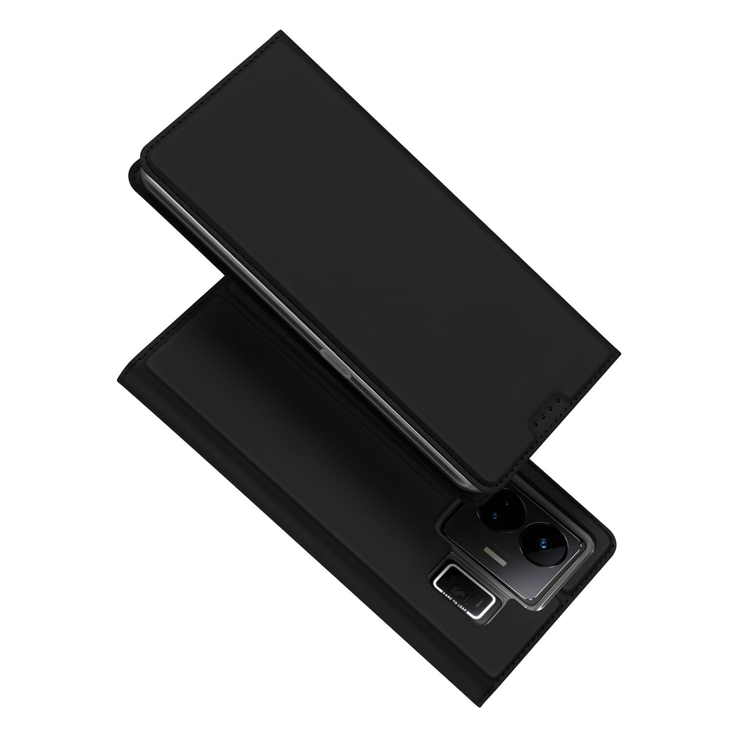 Custodia a libro DUX DUCIS Skin Pro per Realme GT3/GT Neo 5 - Juoda