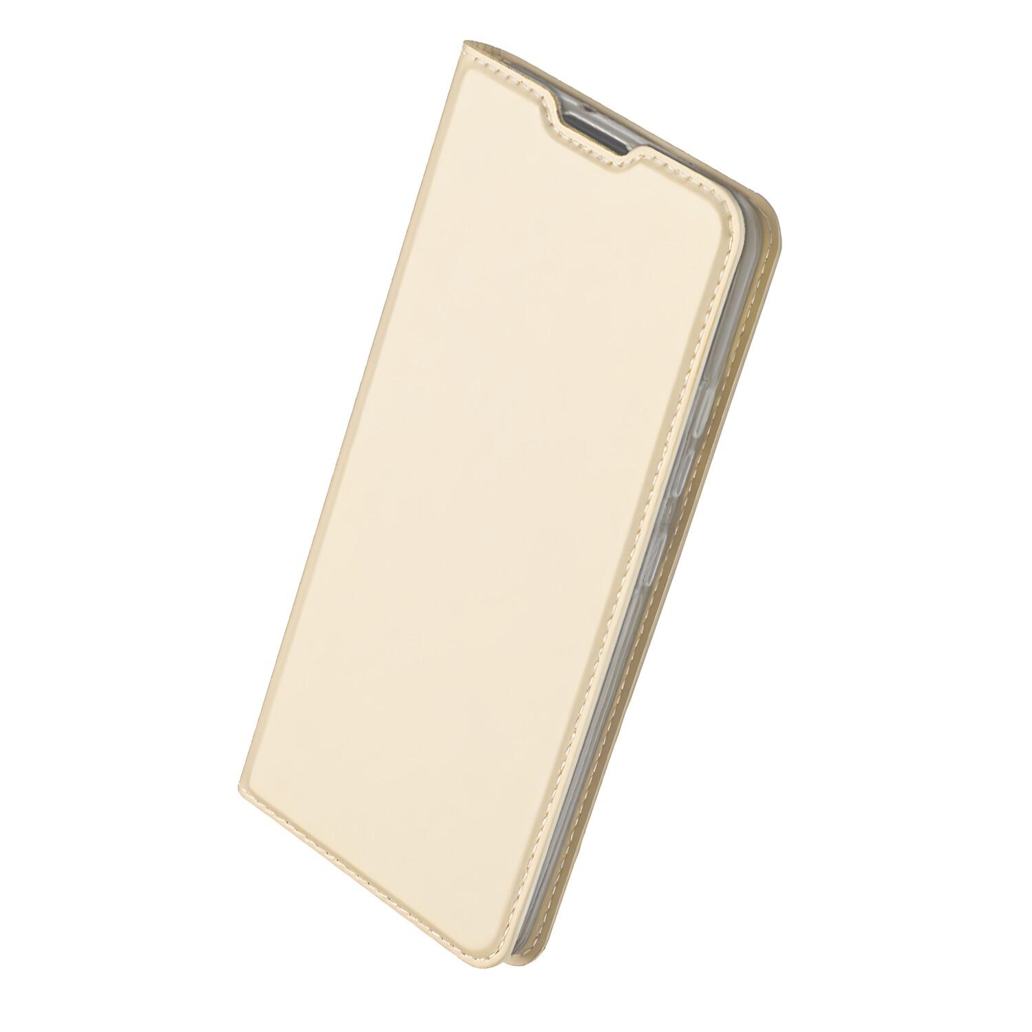 Custodia a libro DUX DUCIS Skin Pro per Motorola Moto Edge 20 - Auksinė