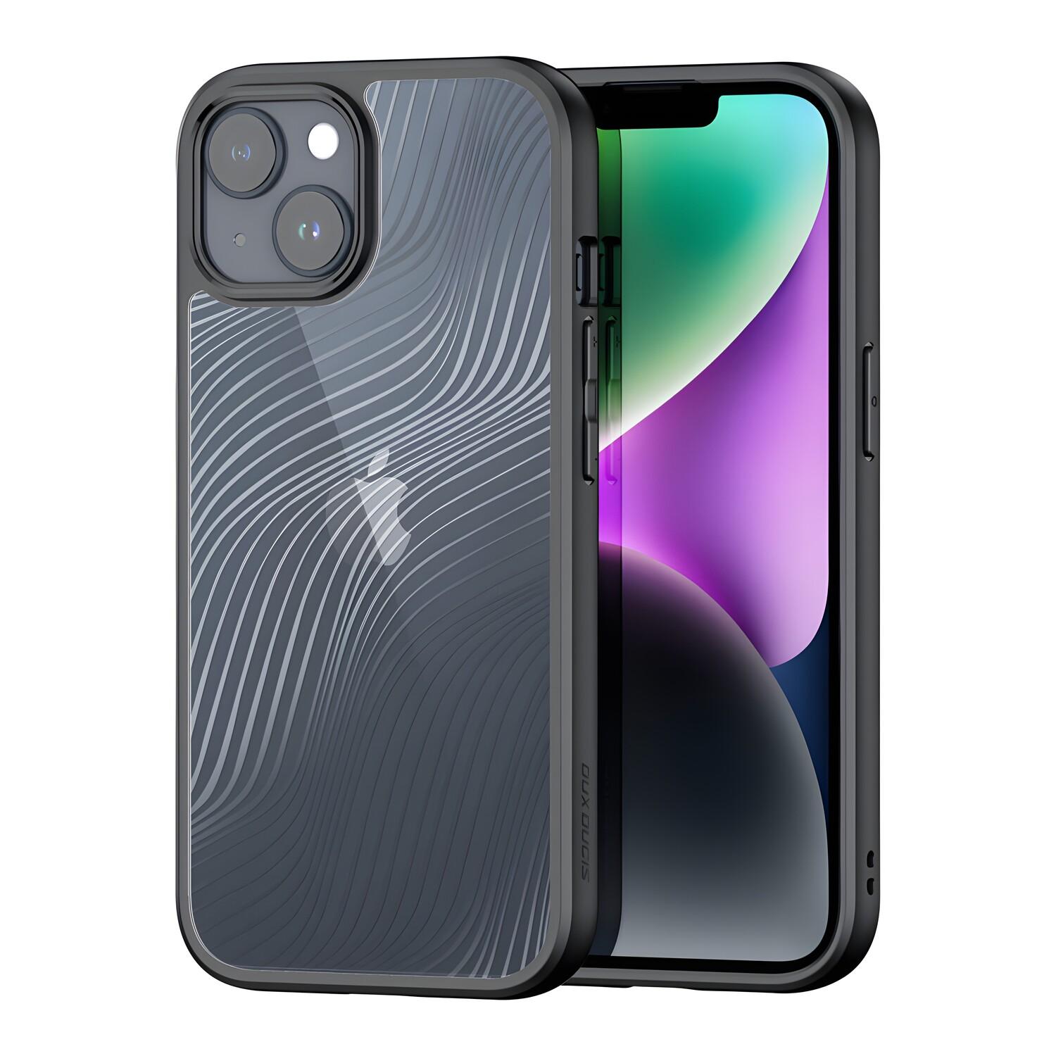 Custodia Dux Ducis Aimo per Apple iPhone 15 Plus - Juoda