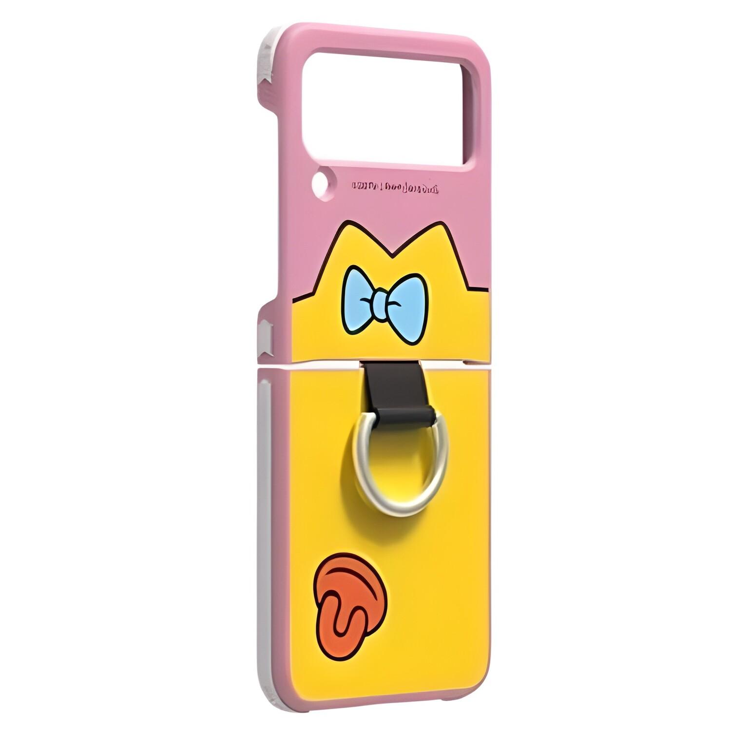 Custodia originale con anello per Samsung Galaxy Z Flip4 - Maggie Simpson