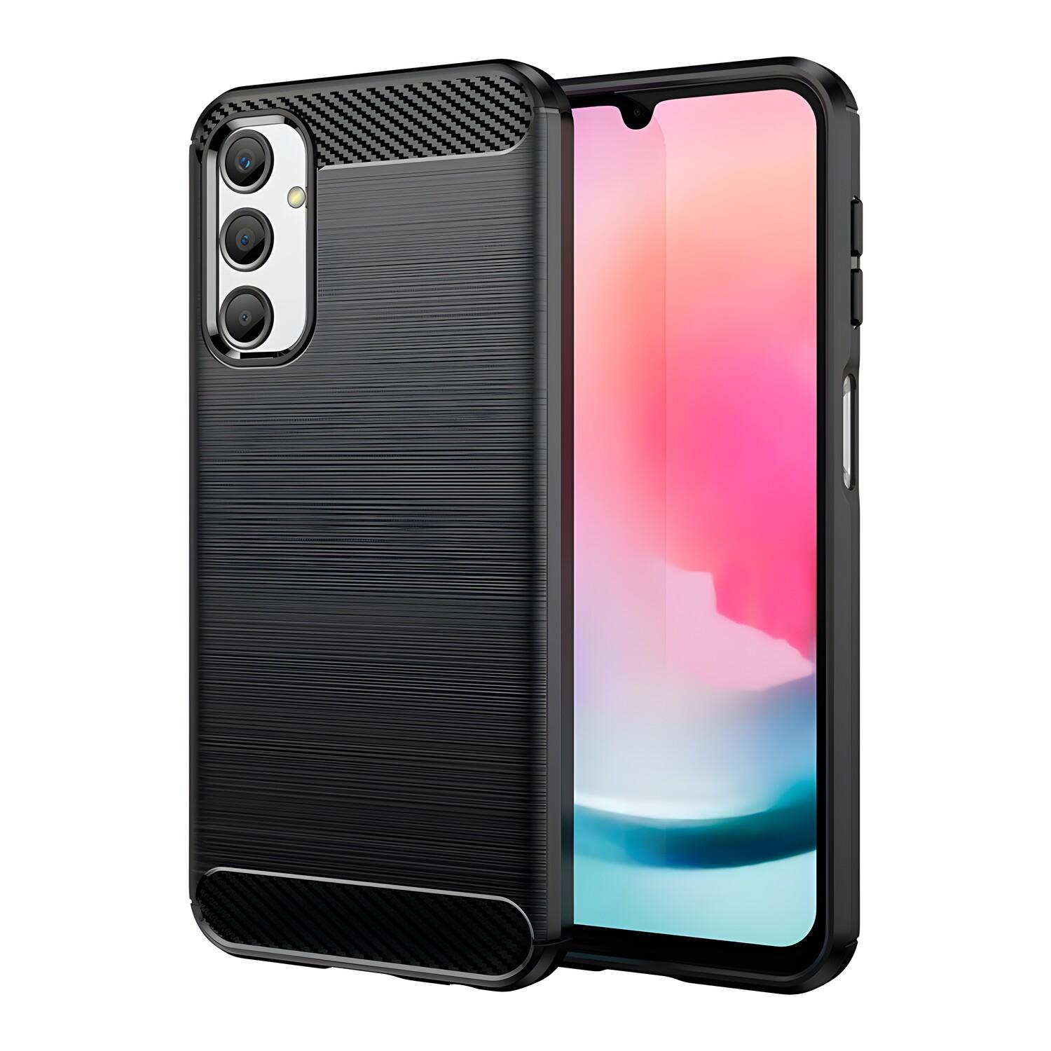 Custodia Carbon Shield TPU per Samsung Galaxy A15 - Juoda