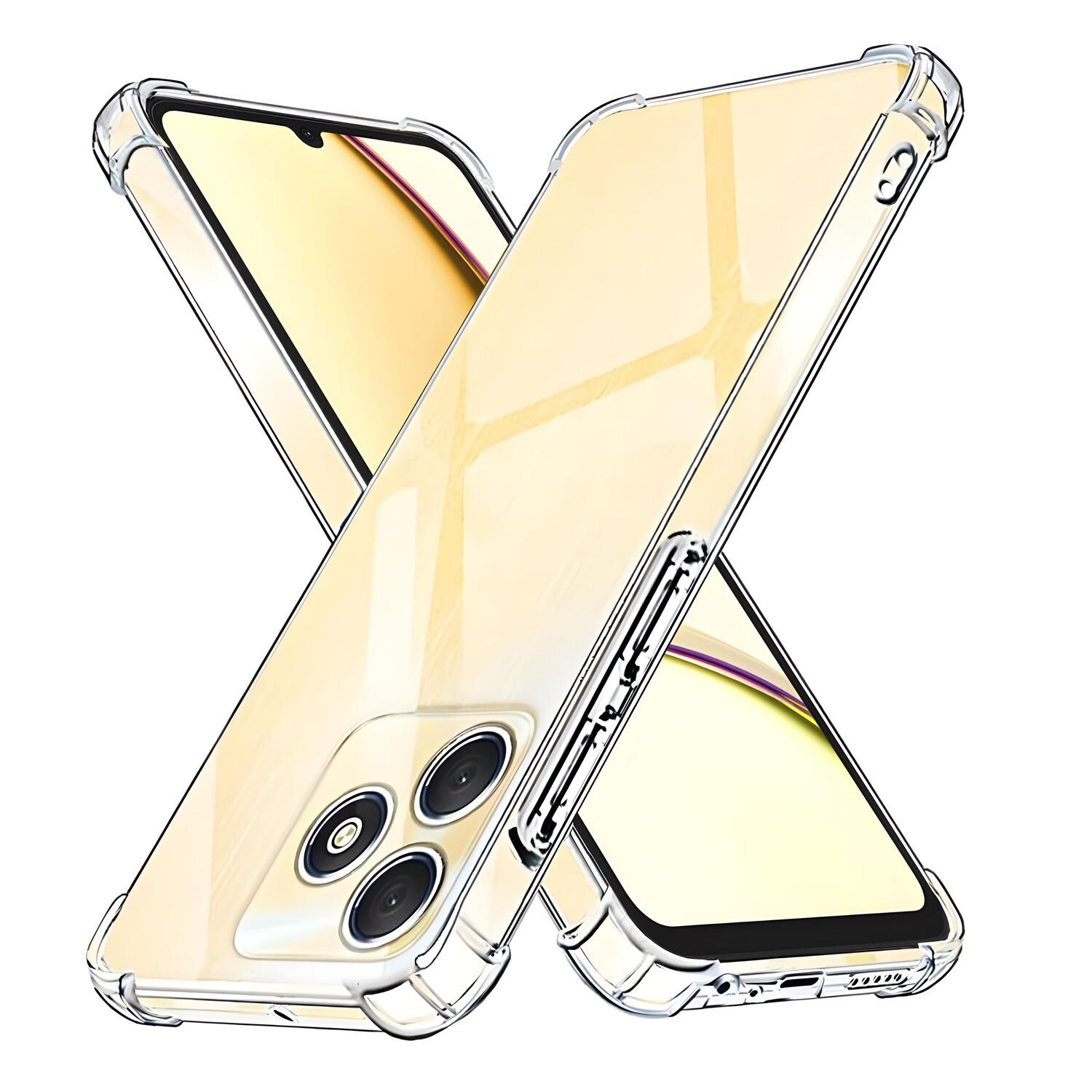 Custodia in silicone con angoli rinforzati per Realme C53 - Permatoma