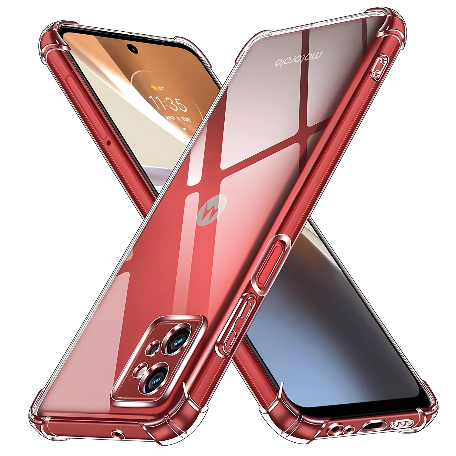 Custodia in silicone con angoli rinforzati per Motorola Moto G32 - Permatoma