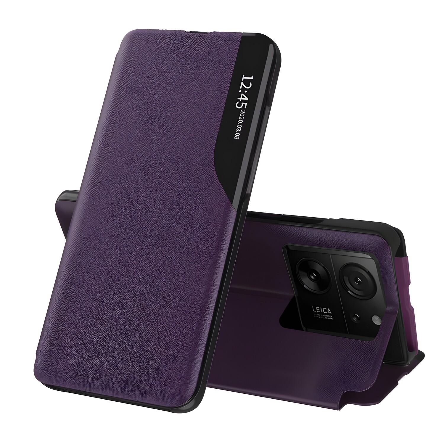 Custodia a libro elegante View Case per Xiaomi 13T/13T Pro - Violetinė