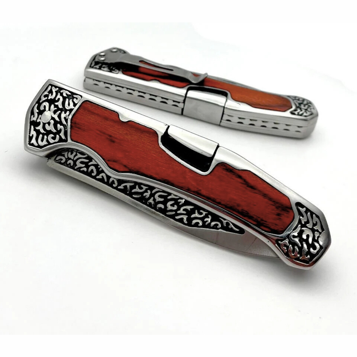 Coltello pieghevole da esterno A3154 - Marrone / Nero