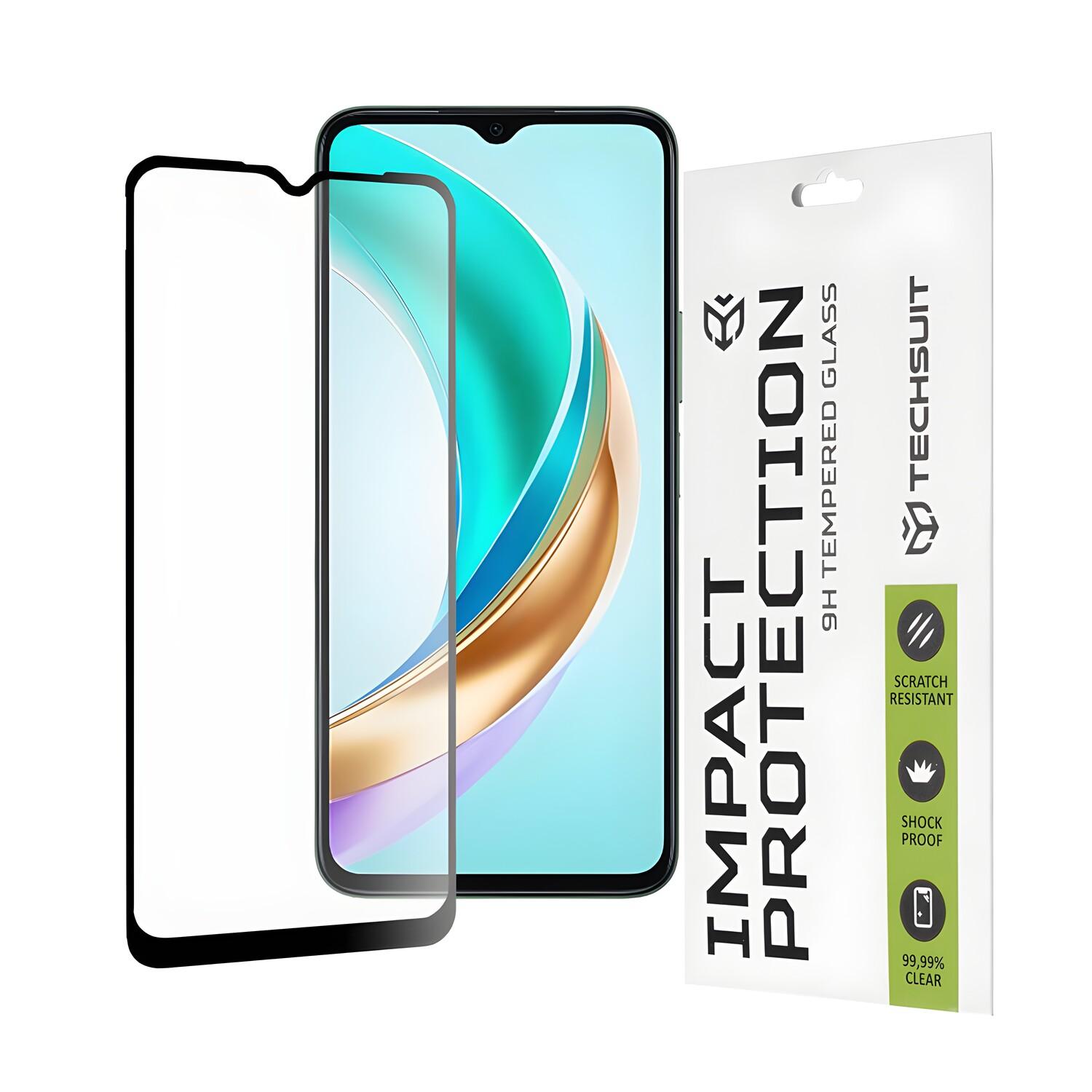 Vetro protettivo Full Cover 111D Techsuit per Honor X6b - Juoda