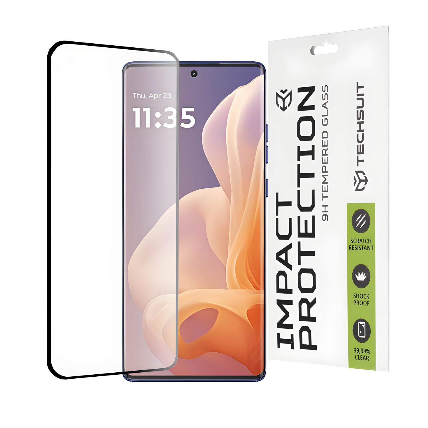 Vetro protettivo Full Cover 111D Techsuit per Motorola Moto G85 - Juoda