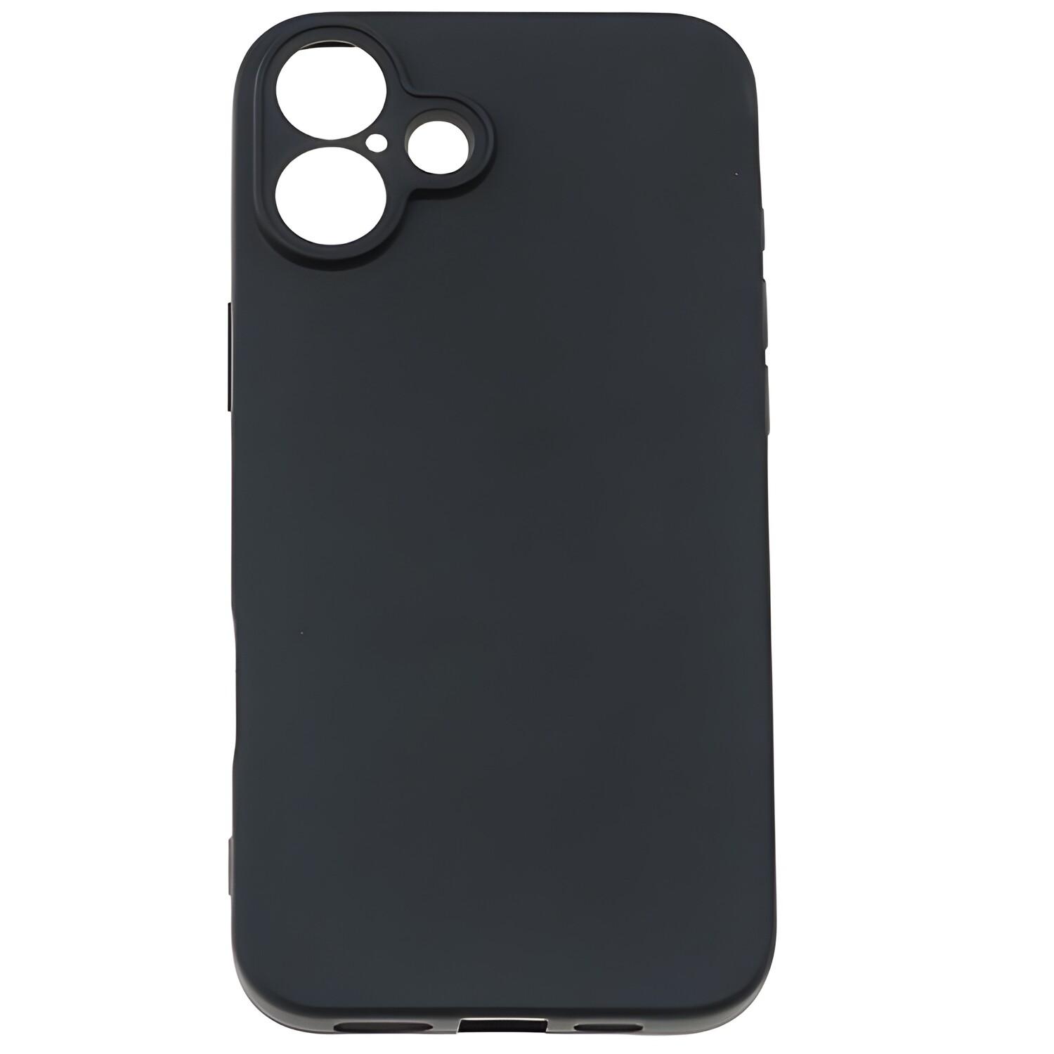 Custodia in silicone morbida TPU per Apple iPhone 16 Plus - Juoda