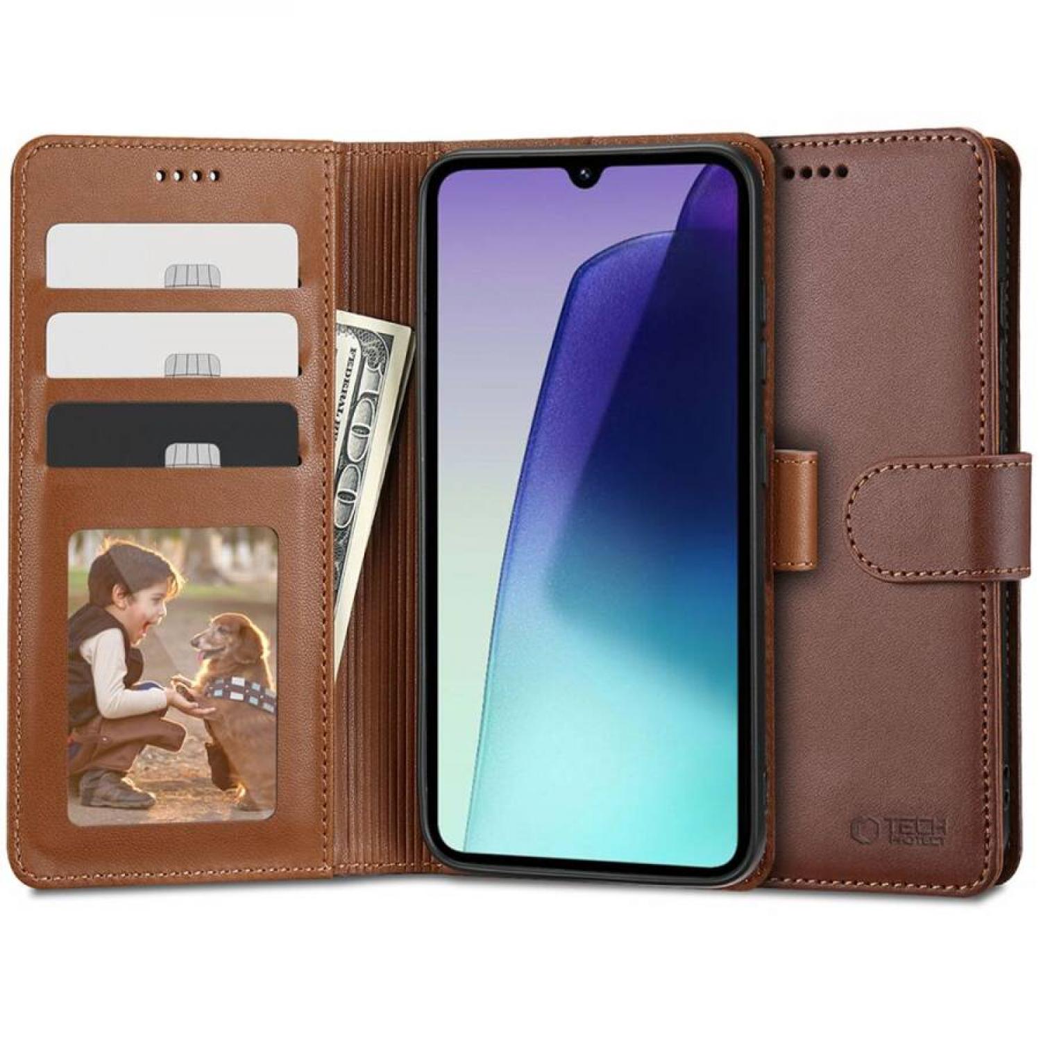 Portafoglio Tech - Protect Wallet – Xiaomi Redmi 14C / POCO C75 - Marrone