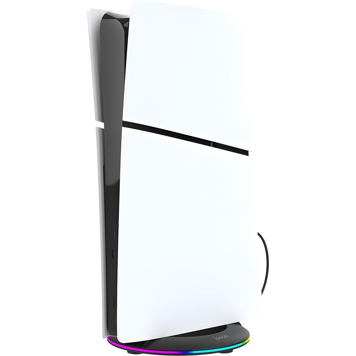 iPega P5S025S Supporto verticale con illuminazione RGB – per PS5 Slim - Nero