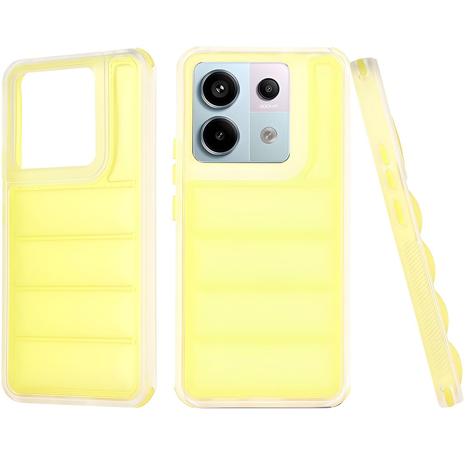 Techsuit Wave Shield per Xiaomi Redmi Note 13 Pro 5G/Poco X6 - Geltona