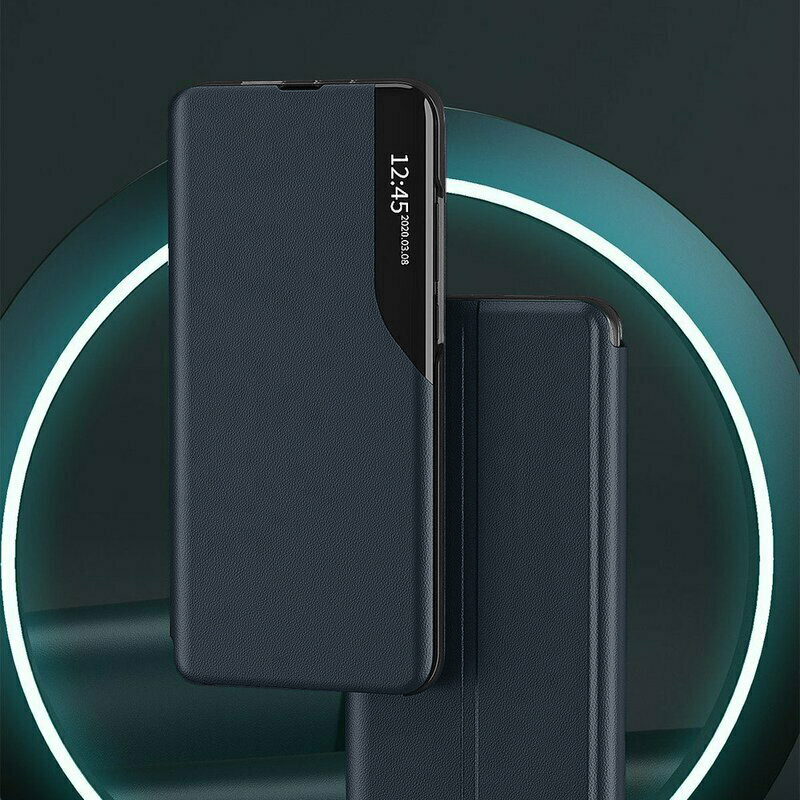 Custodia a libro elegante View Case per Xiaomi Redmi Note 13 - Blu scuro