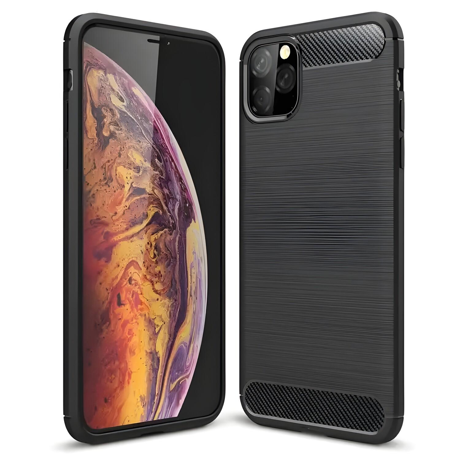 Custodia Carbon Shield TPU per Apple iPhone 11 - Juoda
