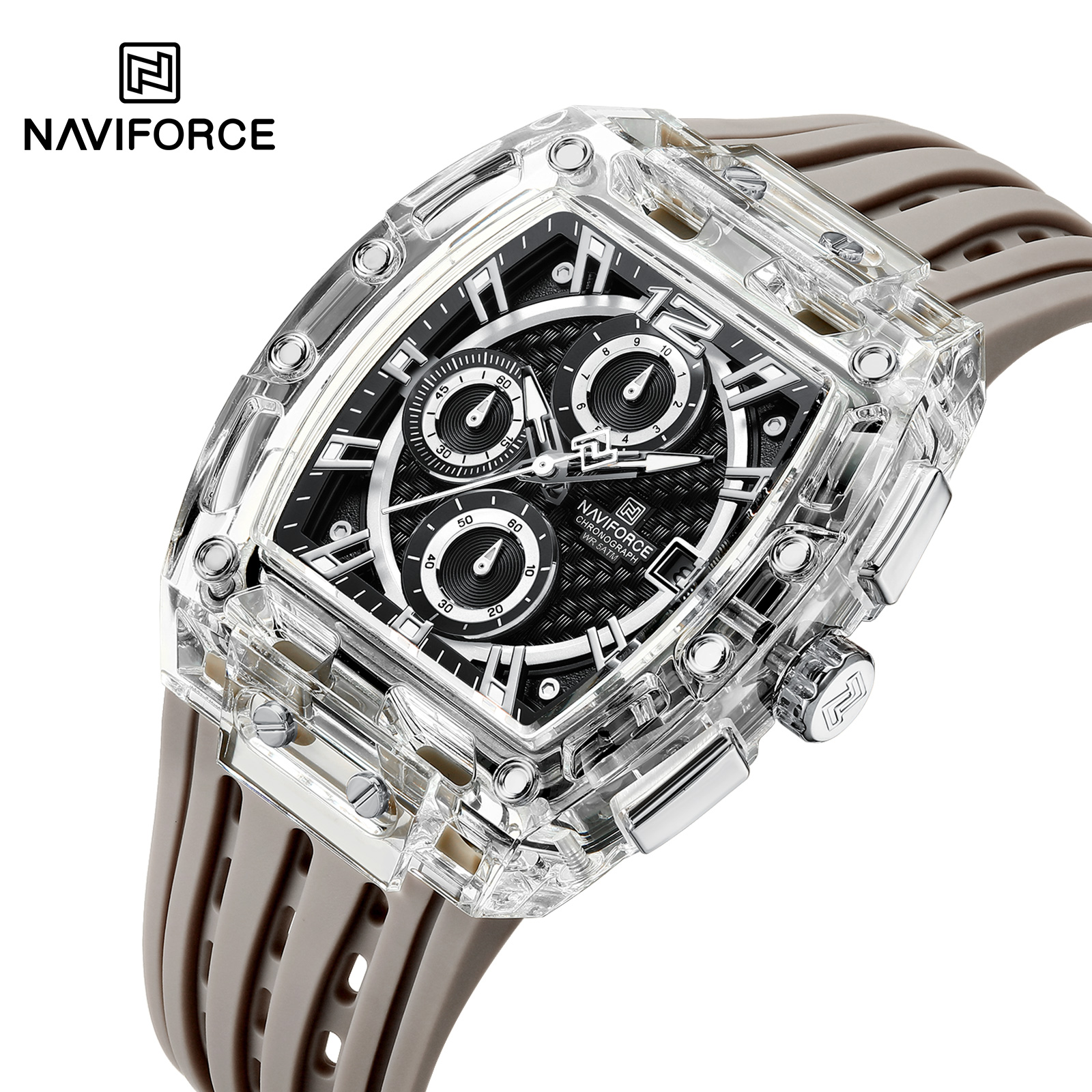 Orologio NAVIFORCE SI-38620 - Arancione / Nero