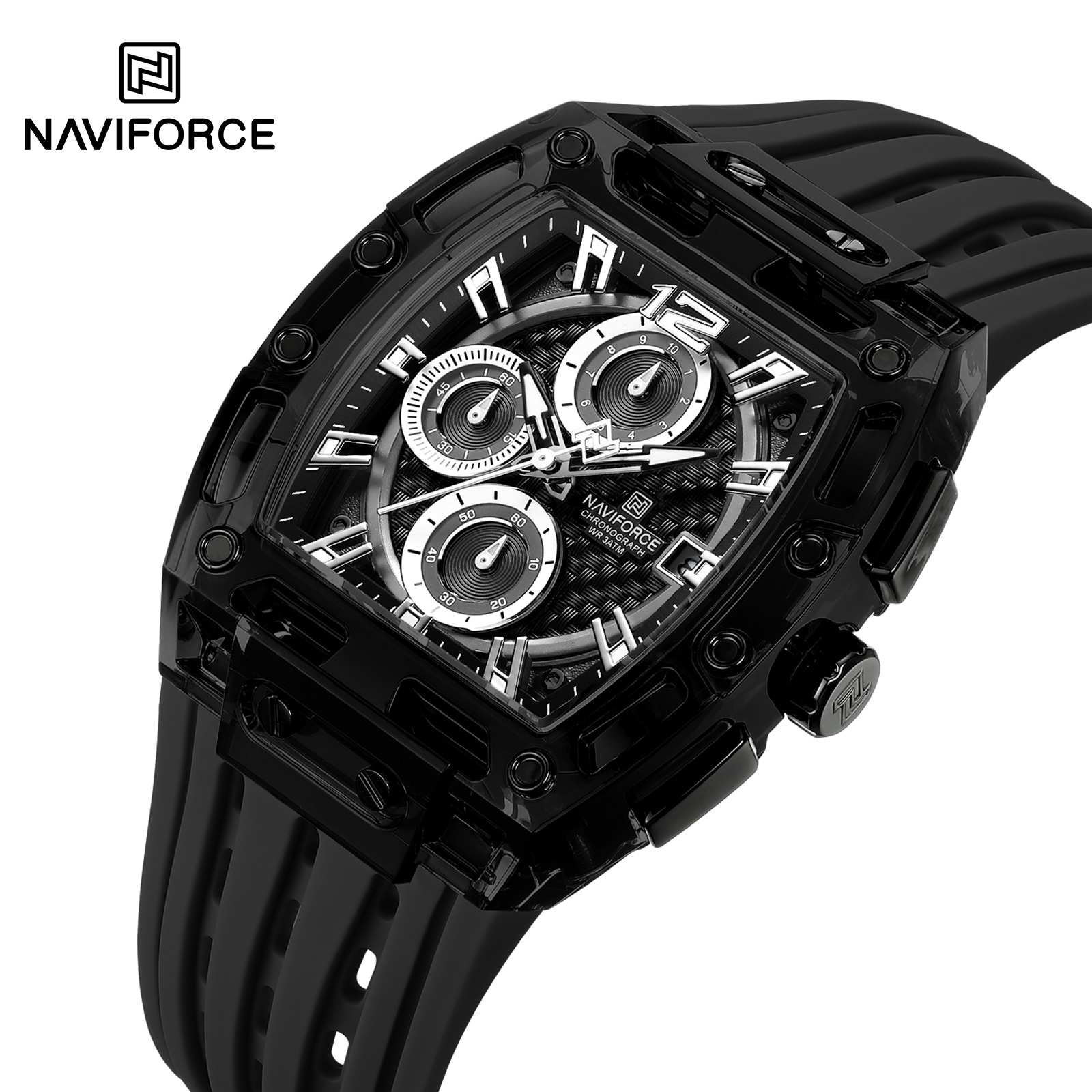 Orologio NAVIFORCE SI-38620 - Arancione / Nero