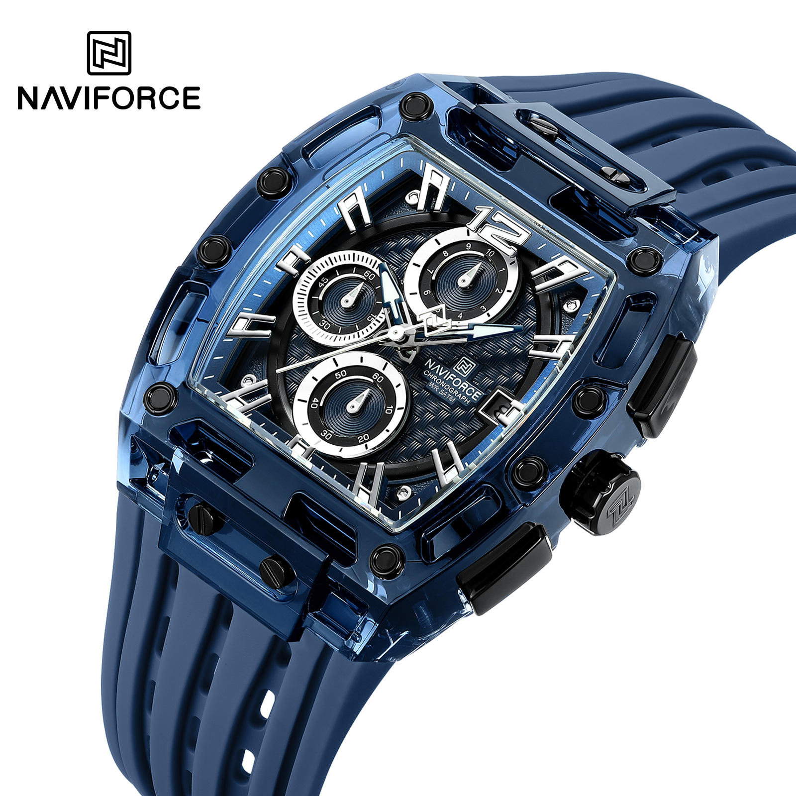 Orologio NAVIFORCE SI-38620 - Arancione / Nero