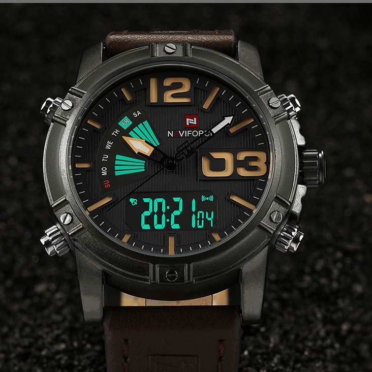 Orologio NAVIFORCE WA-2847 - Marrone Scuro / Grigio