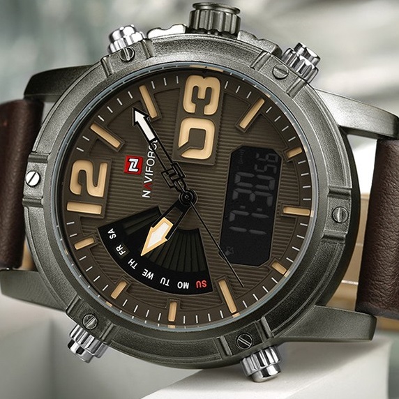 Orologio NAVIFORCE WA-2847 - Marrone Scuro / Grigio