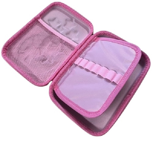 Astuccio scolastico 3D con unicorno - Viola