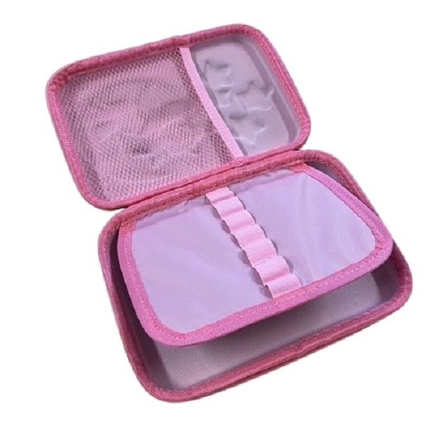 Astuccio scolastico 3D con unicorno - Viola