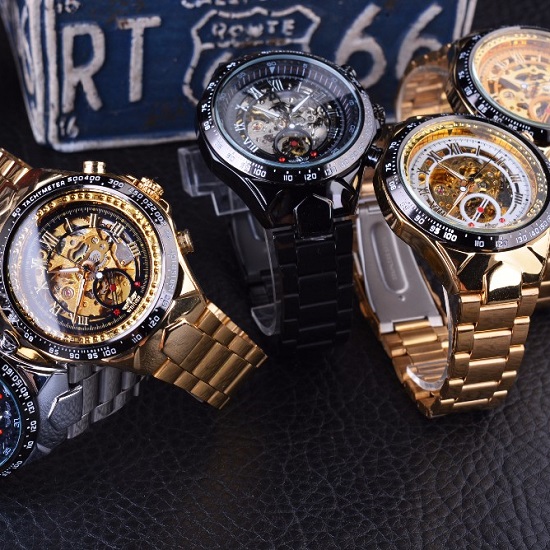 Orologio da Uomo BO-3053 - Argento / Nero