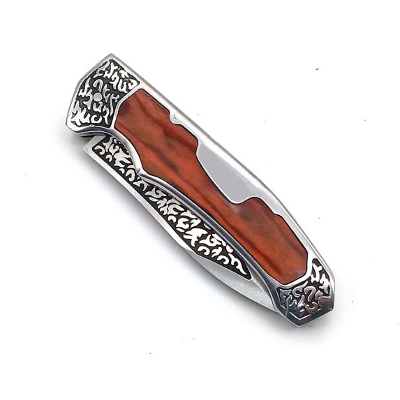 Coltello pieghevole da esterno A3154 - Marrone / Nero