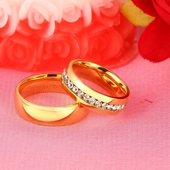 Anello da uomo BO-4925 - Oro / 52mm