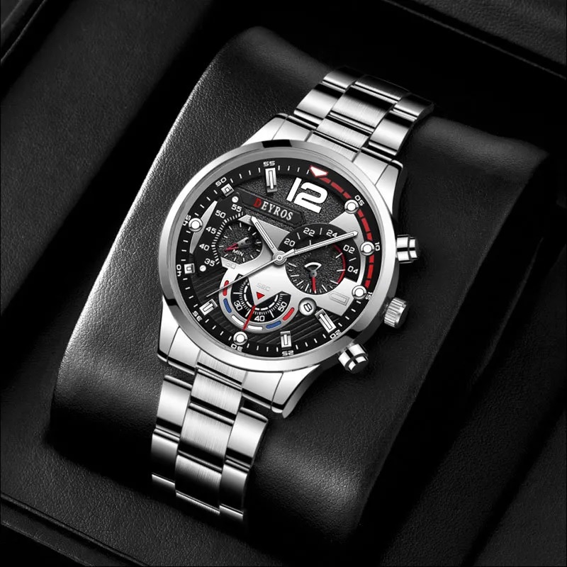 Orologio DE-25938 - Nero / Oro Rosa